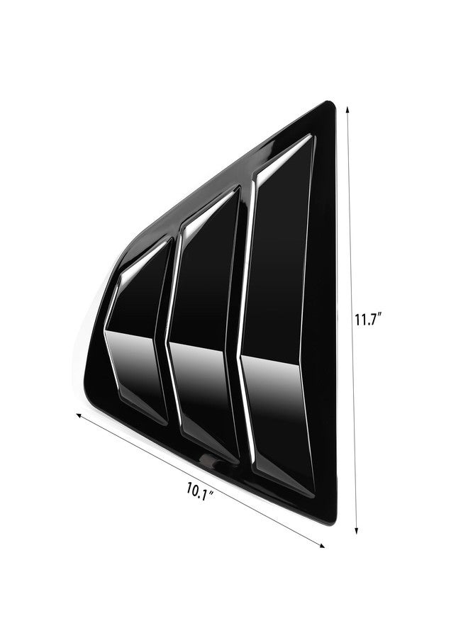 سي كيه إي ملحقات CKE متوافقة مع تويوتا كامري 2024، 2023، 2022، 2021، 2020، 2019، 2018 (لا تناسب موديلات 2025 وما بعدها) - أغطية فتحات تهوية جانبية خلفية للسيارة الرياضية - أسود لامع - Image 5